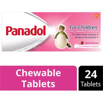 Panadol Childrens Chewable Tablets Cherry