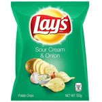 Lay’s Potato Chips Sour Cream & Onion Flavored 50g