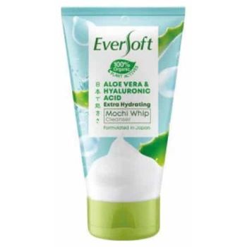 Eversoft Mochi Whip Aloe Vera And Hyaluronic Acid Facial Cleanser 120g