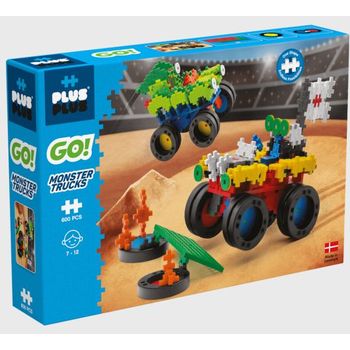 Plus-Plus Go! Monster Trucks