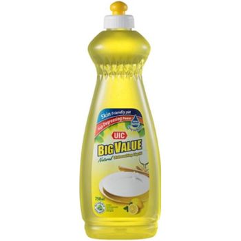 UIC Big Value Lemon Dishwashing Liquid 750ml