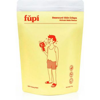 Fupi Beancurd Skin Crisps Sichuan Mala 75g