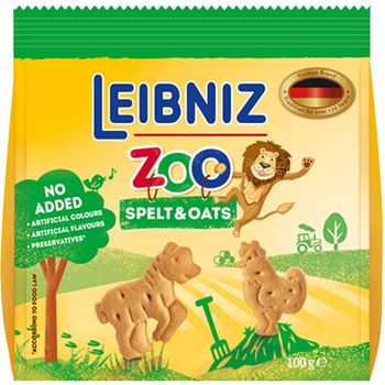 Bahlsen Zoo Country Spelt And Oats Biscuits 100g