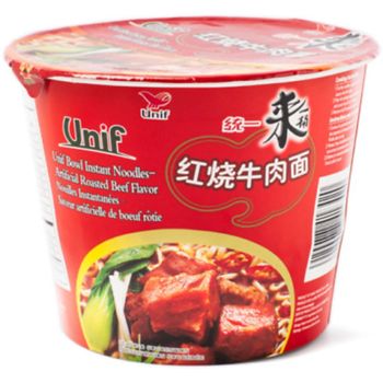 Unif Instant Noodle Bowl Roasted Beef Flavour 110g