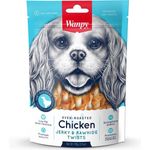 Wanpy Chicken Jerky and Rawhide Twists Dog Treat 100g