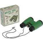 Rex London Green Plastic Nature Trail Binoculars With A Compass In Gift Box