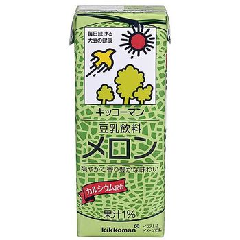 Kikkoman Soy Foods Soy Milk Beverage Melon 200ml