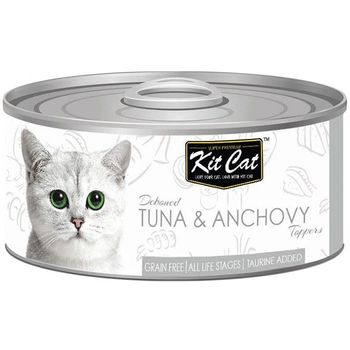 Kit Cat Toppers Tuna & Anchovy Wet Food For Cats 80g