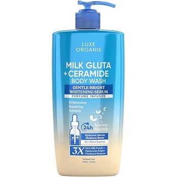 Luxe Organix Milk Gluta And Ceramide Body Wash 1kg