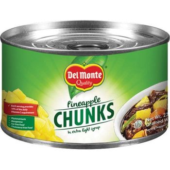 Del Monte Pineapple Chunks Flat 227g