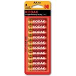 Kodak Zinc Batteries Super Heavy Duty Aa Pack Of 10