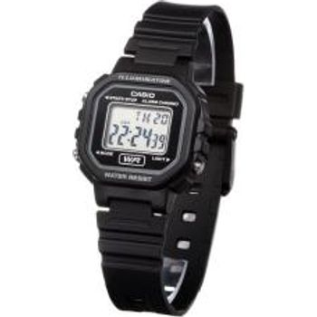 Casio Women's Classic La20wh-1a Resin Quartz Watch With Digital Dial Black