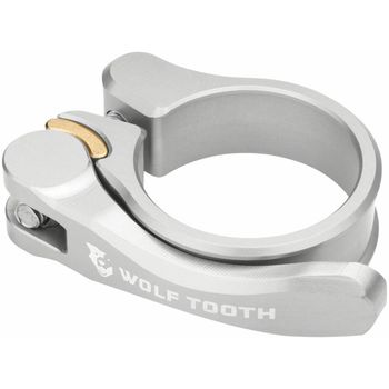 Wolf Tooth Components Seatpost Clamp 36.4mm Silver