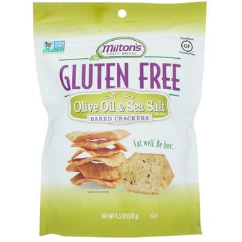 Milton's Baked Crackers Olive Oil Sea Salt