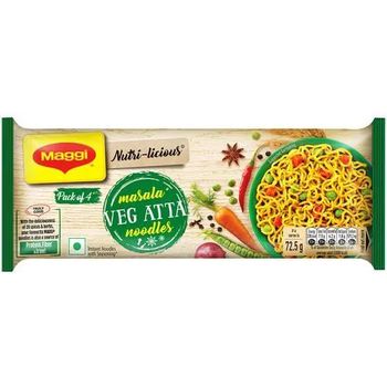 Maggi Nutri Licious Masala Veg Atta Noodles 290g