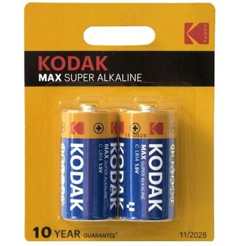 Kodak Max KC 2 Alkaline C Battery 2pcs