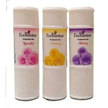 Enchanteur Perfumed Body Talcum Powder Charming Romantic Alluring Scent Pack Of 3 X 50g By Naveenana Shop