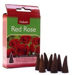 Tulasi Red Rose Incense Cone