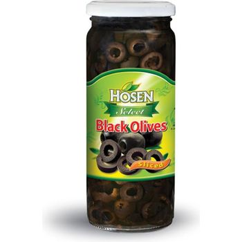 Hosen Select Black Olives Sliced 345g