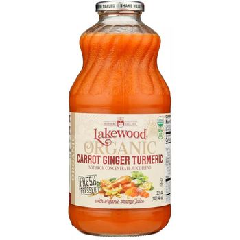 Lakewood - Organic Juice Press, Blend Carrot Ginger Turmeric Juice (32oz)