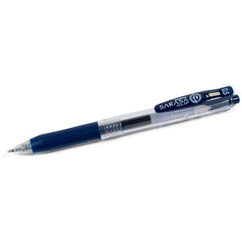 Zebra Sarasa Push Clip Gel Ink Pen Blue Black 0.5 mm