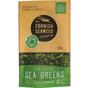Cornish Seaweed - Organic Dried Seaweed, Ocean Greens (15g)