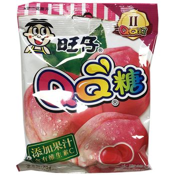 Want Want Peach Flavour Soft Candy 70g