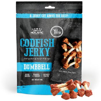 Absolute Holistic Codfish Jerky Dumbbell Dog Treats 100g