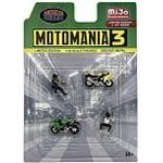 American Diorama Figure Set Moto Mania 3 Diecast Car