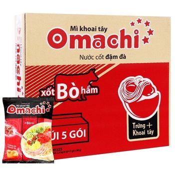 Omachi Noodles with Beef Stew Sauce 80g 30 Packs