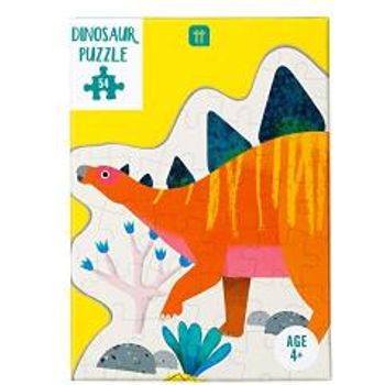 Talking Tables 54-piece Stegosaurus Shaped Dinosaur Puzzle And Poster Educational Games For Kids