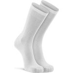 Foxriver Wick Dry Auras Ultra-lightweight Liner Crew Socks White Small