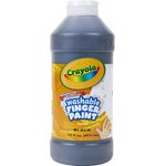 Crayola Washable Finger Paint Black 500ml