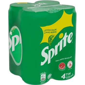 Sprite Cans 4pcs 320ml