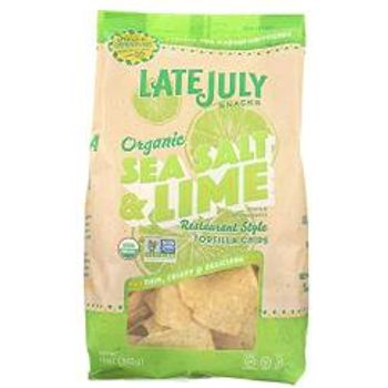Late July Snacks Organic Tortilla Chips Classic Rich Case Of 312g