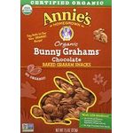 Annie's Homegrown Bunny Grahams Chocolate Graham Snacks 213g Box pack Of 12