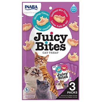 Inaba Juicy Bites Shrimp and Seafood Mix Cat Treat 34g