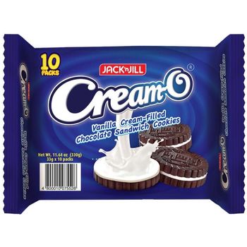 Jack 'n Jill Creamo Vanilla Chocolate 10 x 33g