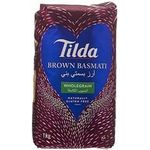 Tilda Brown Wholegrain Basmati Rice 1kg