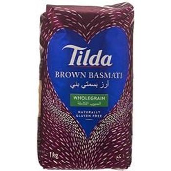 Tilda Brown Wholegrain Basmati Rice 1kg