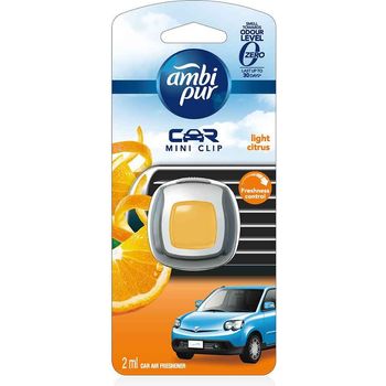 Ambi Pur Car Vent Clips Light Citrus 2ml