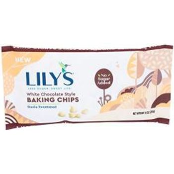 Lily's Baking Chips White Chocolate Style 9 Ounce