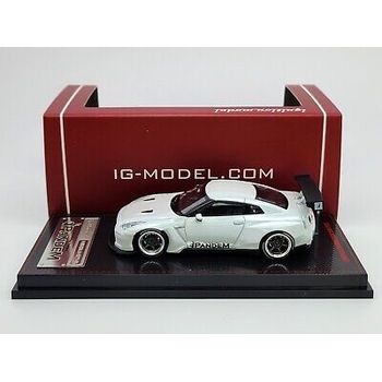 Ignition Model Pandem R35 GT-R White Diecast Car Toys 1/64