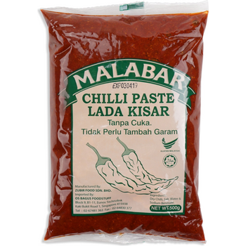 Malabar Chilli Paste Lada Kisar 500g