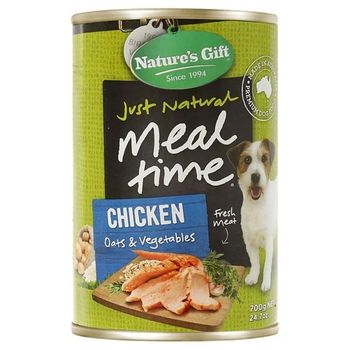 Nature's Gift Dog Canned Food Chicken Oats And Vegetables 700g