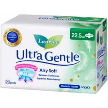Laurier Ultra Gentle Airy Soft Day Ultra Slim Wing 22.5cm 20pcs