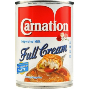 CARNATION EVAP FULL CREAM MILK 390g