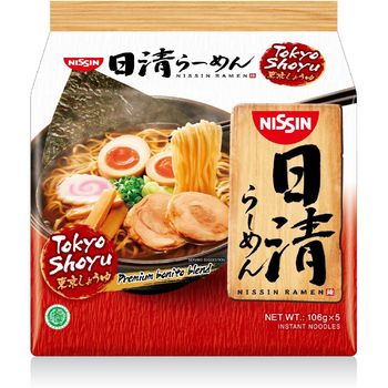 Nissin Japanese Ramen Tokyo Shoyu 116g 5pk