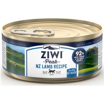 Ziwi Peak Canned Wet Cat Food All Natural High Protein Grain Limited Ingredient With Superfoods lamb Can 85g