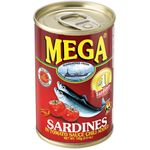 Mega Sardines Red 155g